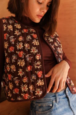 Gilet sans manches Un souffle au loin^Ysé Outlet