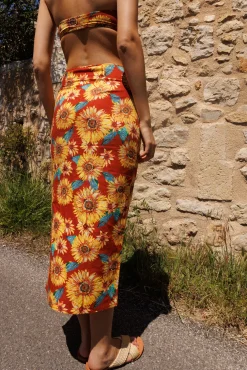 Jupe longue Fleur du soleil^Ysé New