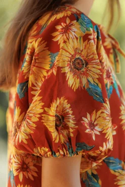 Robe courte Fleur du soleil^Ysé New