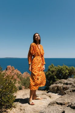 Robe longue Fleur du soleil^Ysé Sale
